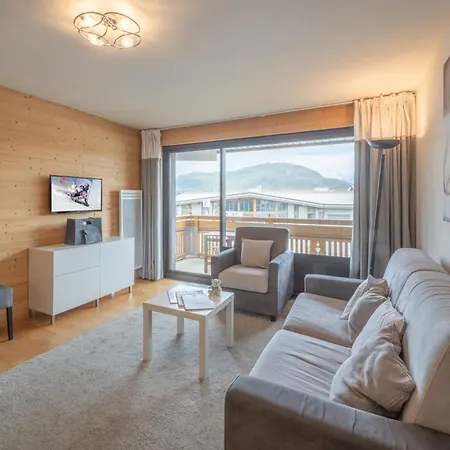 Familial Au Centre Avec Balcon Et Wifi - Fr-1-645-75 Huez